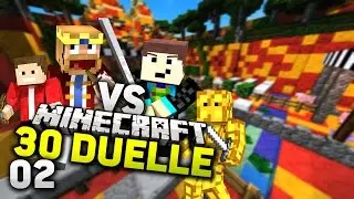 Der WETTKAMPF geht weiter - Minecraft 30 DUELLE #2 - Team GommWaffel