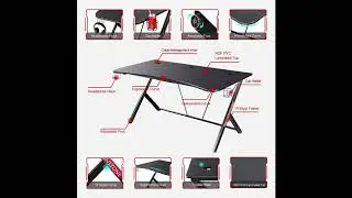 Mr IRONSTONE Large Gaming Desk 63