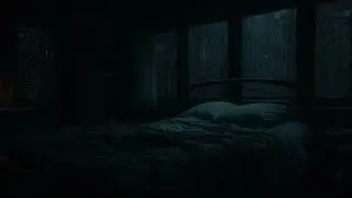 Gentle Rain Falling Outside the Window at Night | Calm Sounds for Deep Sleep