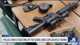 News Media - KXAS NBC 5 - Man with Guns and Explosives Found
