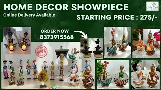 Metal Handicraft Musical Showpiece For Home Decor | Table Decoration Ideas |Tea Light Candle Holder