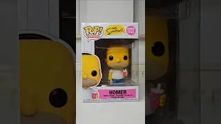 Funko Pop Unboxing Homer (Krusty Burger) 🍔 🥤 #funko #funkopop #unboxing #simpsons #homer #shorts