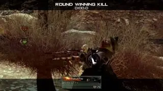 Modern Warfare 2: .44 Magnum Collateral Headshot Game Winning Kill