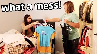 CLOSET CLEAN OUT 2021 | Decluttering & Organizing a Disaster