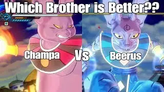 Xenoverse 2 Character Test! Beerus Vs. Champa!! Which God Is Better?