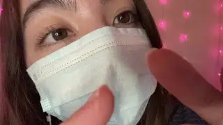 ASMR ~ Mask Triggers, Rambles, Hand Movements 