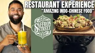 AMAZING Indo-Chinese food 🇮🇳🇨🇳🇬🇧 at Saffron Street London | Restaurant Vlog