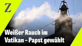 Wei&szlig;er Rauch im Vatikan: Es gibt einen neuen Papst