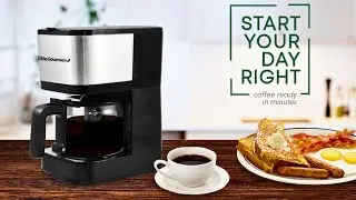 Elite Gourmet 5-Cup Coffee Maker Review | 5-Cup Automatic Brew & Drip Coffee Maker