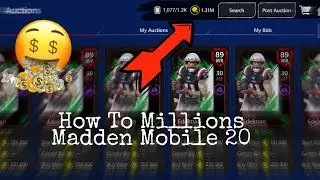 MADDEN MOBILE 20 COIN MAKING METHOD HOW TO MAKE MILLIONS‼️💰
