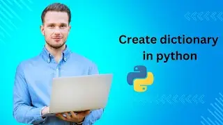 Create dictionary in python #programming #python #digitalcoder