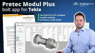 Tekla Structures bolt app: Pretec Modul Plus