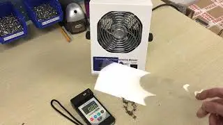 Sentinel Benchtop Blower - Pepper Demonstration - Static Electricity