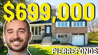 Tour A Renovated Split-level Home In Pierrefonds Montreal