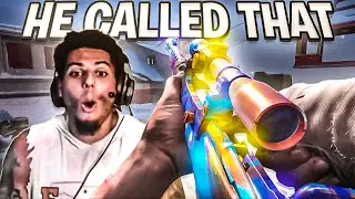 HE CALLED THIS INSANE TRICKSHOT ON VANGUARD