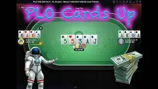 HU PLO CARDS-UP: omaha4rollz vs. SPACEMAN1337 (100/200 & 200/400)
