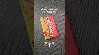 Red Hot Cinnamon Candy! What's the Actual NET WEIGHT? #candy #asmr #satisfying