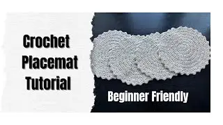 Easy Beginner-Friendly Crochet Placemat Tutorial