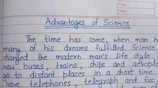 Advantages of Science || Write an essay on Advantages of Science in English || #extension.com