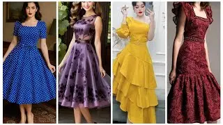 Trending casual wear frocks design// ruffles #fashion #dress #homecoming 