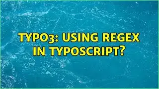 TYPO3: Using Regex in Typoscript?