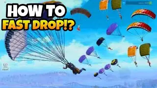HOW TO FAST DROP in PUBG MOBILE