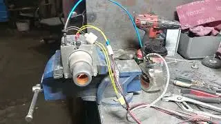Webasto thermo top vevo запуск горелки на столе.