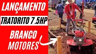 ⚠️LANÇAMENTO | TRATORITO 7.5HP BRANCO | FUI CONHECER O ESTANDE DA BRANCO NA AGRISHOW