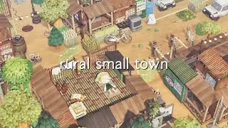 田舎町とトタン屋根 | rural small town | Rooftop | Speed Build | Animal crossing new horizons | あつ森