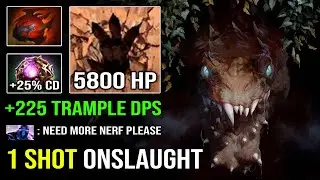 NERF IS NOT ENOUGH 1 Shot Octarine Primal Beast +225 Trample DPS with 1v5 Tanker 5800 HP Dota 2