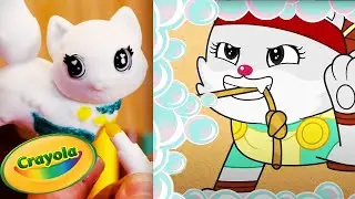 It's a Tug of War! How to Draw Missy, the Fierce 💪 Scribble Scrubbies Pets ✏️ Crayola Kingdom
