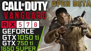 Call of Duty Vanguard BETA | GTX 1050 ti | RX 570 | 1650 SUPER | 750 ti | PC Performance Gameplay!