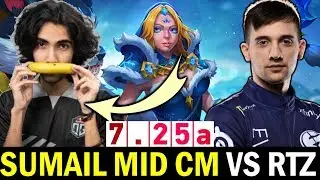 SUMAIL vs ARTEEZY with MID Crystal Maiden? 7.25 Dota 2