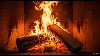 🔥 Cozy 4K Fireplace Ambience | Real Crackling Fire Sounds for Relaxation