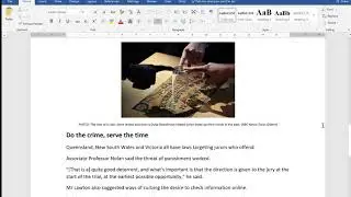Can jury trials still be fair in the age of social media? - Article Reading