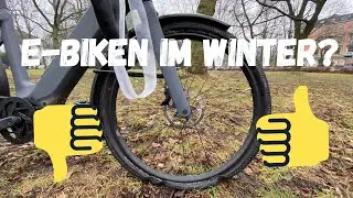 E-Biken im Winter? 4 Fakten fürs Pedelec fahren bei unter 0 Grad oder kälter. Abbruch bei KM 25.