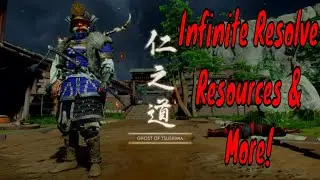 Ghost of Tsushima: Infinite Resolve, No Deaths, Max Resources, All Techniques & MORE!