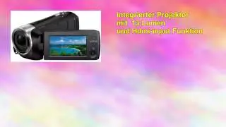 Sony Hdrpj240 Pjserie Hd Flash Camcorder Full Hd Exmor R Cmos Sensor