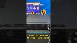 Fluminer T3 Real Test｜115 TH/s Bitcoin Miner for Home Mining