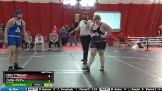High School Boys 285 Owen Nelson Amherst Vs Cody Steinbach The Wrestling Factory
