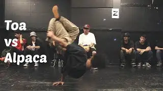Bboy Alpaca vs Bboy Toa. Top 8. Kobe de Batoru