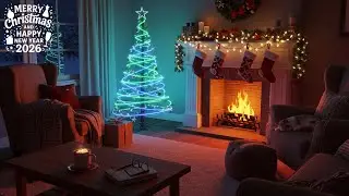 🎄 Mellow Nights 2025 ❄️ Snowy Hearth & Dreamy Synthwave