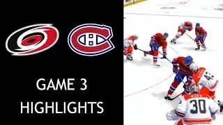 Round 1, Game 3 - Hurricanes @ Canadiens - NHL 14 Predictions