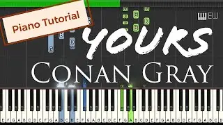 Conan Gray - Yours || piano tutorial