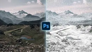 Turn Summer into Winter - PHOTOSHOP TUTORIAL