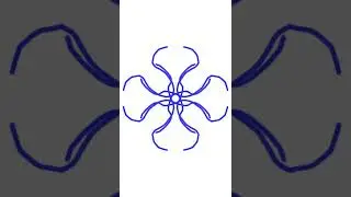 Arte abstracto con modo sim&eacute;trico