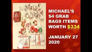 MICHAEL'S GRAB BAGS- $334 VALUE ITEMS