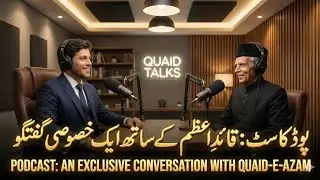 Podcast With Quaid-e-Azam Muhammad Ali Jinnah | AI Interview | Quaid Talks | AI Content By Aamir