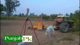 Laser Guided Land Leveler | Laser land leveller with Tractor | Village Life Punjab