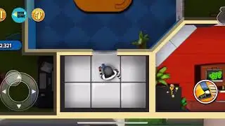 Robbery Bob: CHAPTER 2 - DOWNTOWN Level 12 , 100% iOS/Android Walkthrough